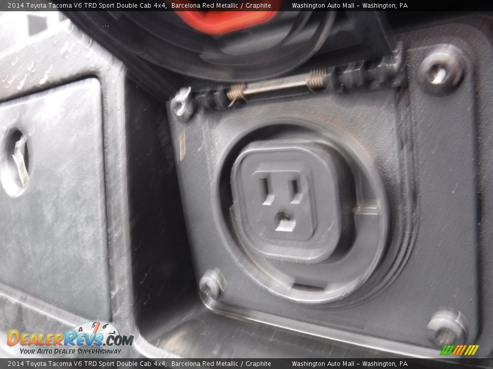 2014 Toyota Tacoma V6 TRD Sport Double Cab 4x4 Barcelona Red Metallic / Graphite Photo #14