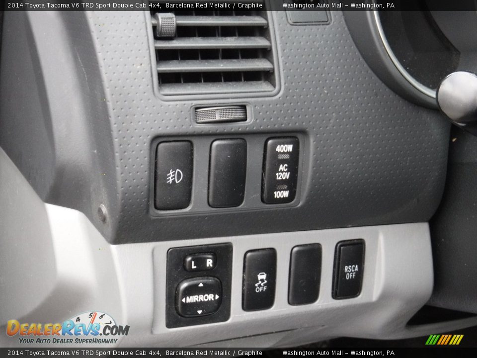 2014 Toyota Tacoma V6 TRD Sport Double Cab 4x4 Barcelona Red Metallic / Graphite Photo #18