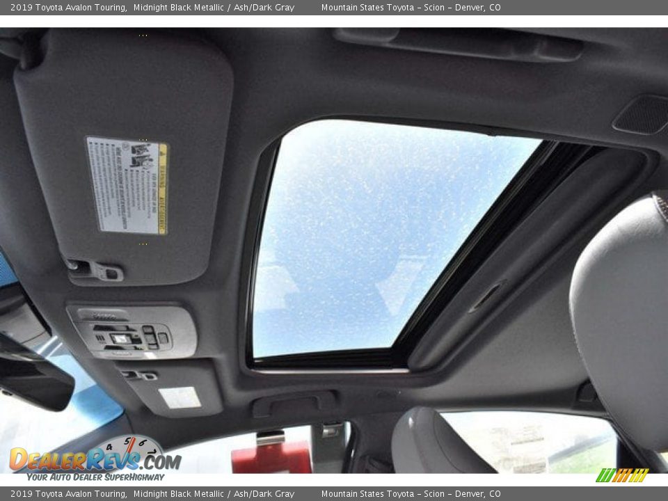 2019 Toyota Avalon Touring Midnight Black Metallic / Ash/Dark Gray Photo #8