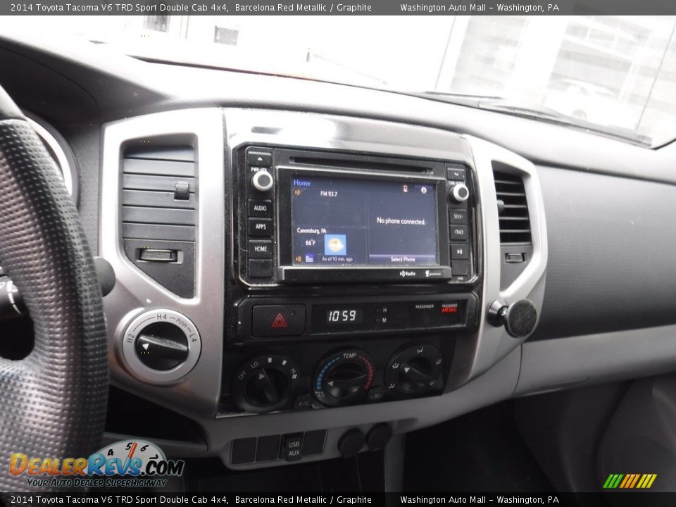 2014 Toyota Tacoma V6 TRD Sport Double Cab 4x4 Barcelona Red Metallic / Graphite Photo #20