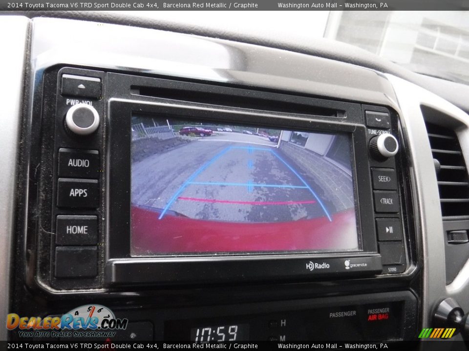 2014 Toyota Tacoma V6 TRD Sport Double Cab 4x4 Barcelona Red Metallic / Graphite Photo #21