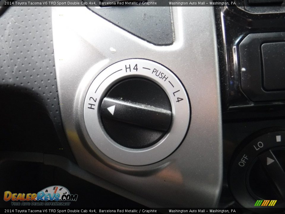 2014 Toyota Tacoma V6 TRD Sport Double Cab 4x4 Barcelona Red Metallic / Graphite Photo #22