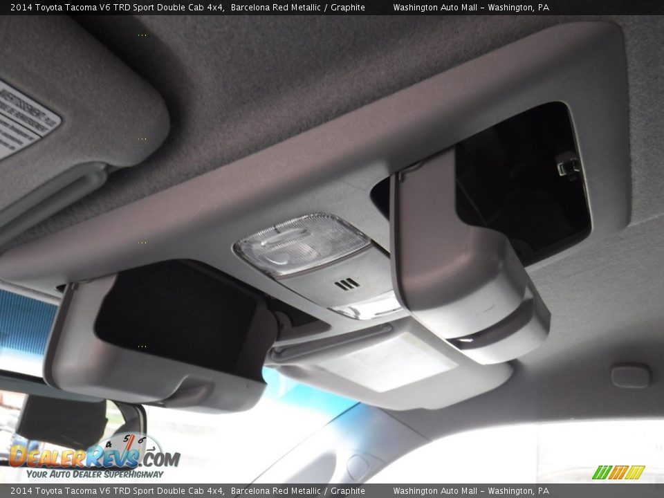 2014 Toyota Tacoma V6 TRD Sport Double Cab 4x4 Barcelona Red Metallic / Graphite Photo #24