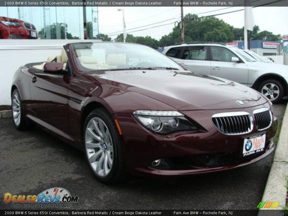 Bmw 650i convertible barbera red #6