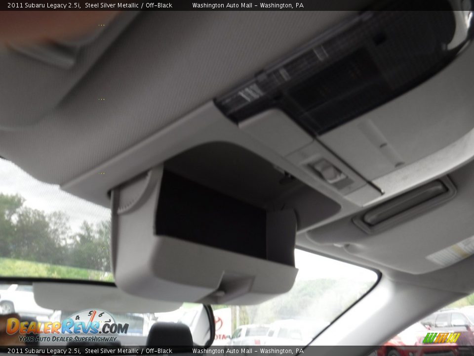 2011 Subaru Legacy 2.5i Steel Silver Metallic / Off-Black Photo #20