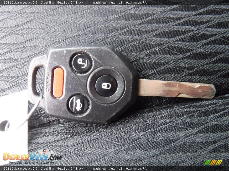 2011 Subaru Legacy 2.5i Steel Silver Metallic / Off-Black Photo #22