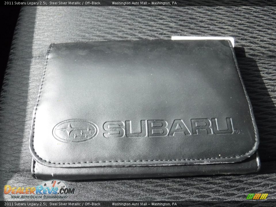 2011 Subaru Legacy 2.5i Steel Silver Metallic / Off-Black Photo #23