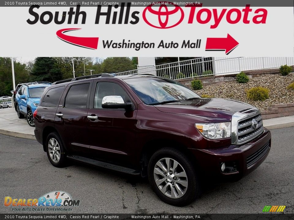 2010 Toyota Sequoia Limited 4WD Cassis Red Pearl / Graphite Photo #1