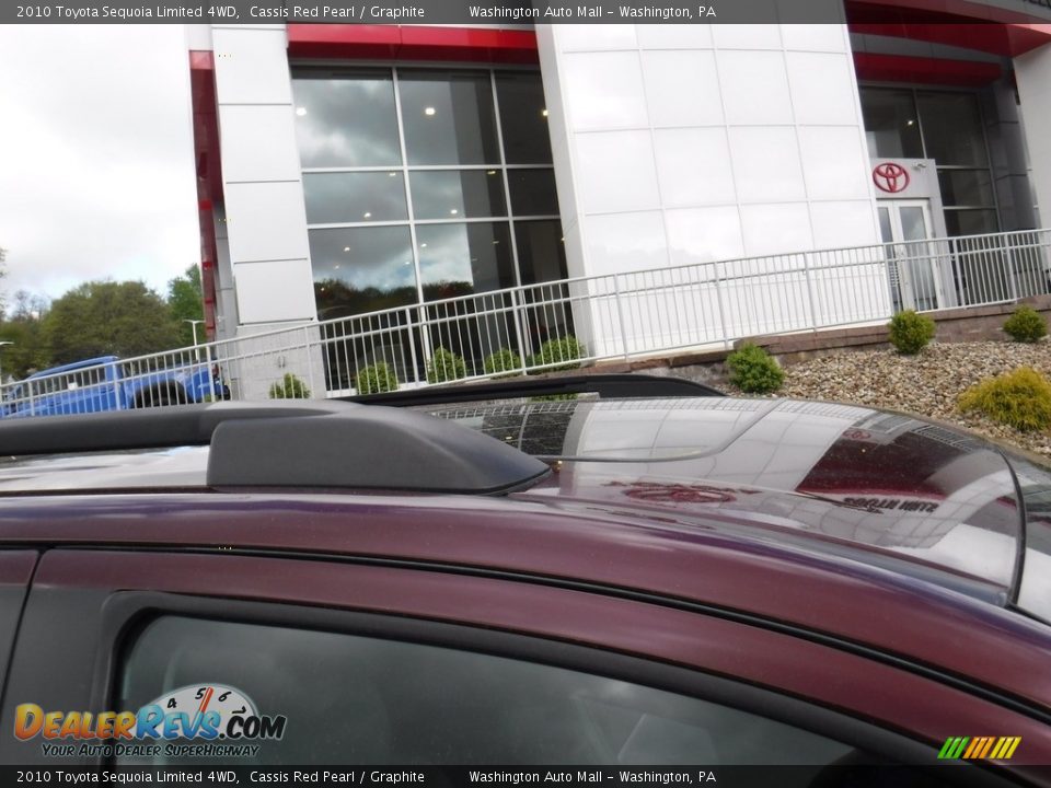 2010 Toyota Sequoia Limited 4WD Cassis Red Pearl / Graphite Photo #4