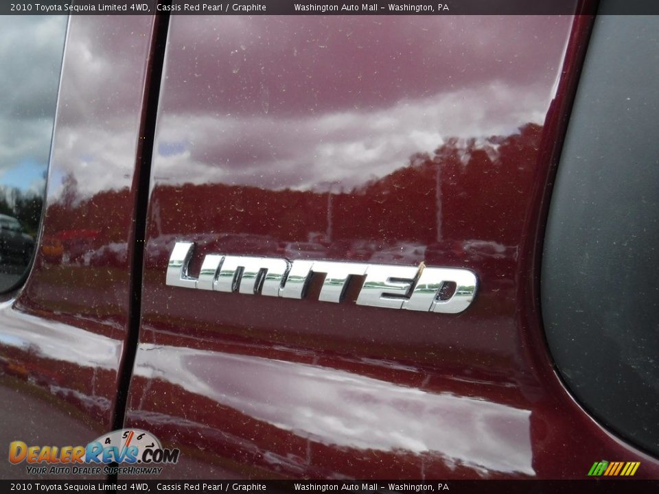 2010 Toyota Sequoia Limited 4WD Cassis Red Pearl / Graphite Photo #5