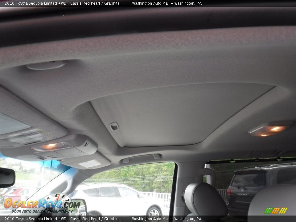 2010 Toyota Sequoia Limited 4WD Cassis Red Pearl / Graphite Photo #11