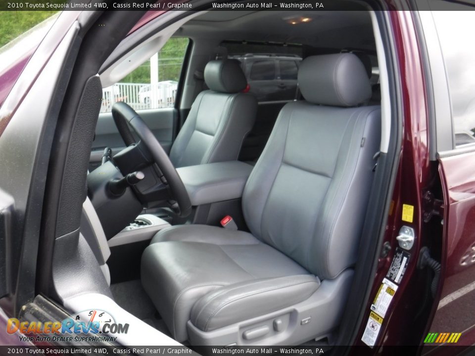 2010 Toyota Sequoia Limited 4WD Cassis Red Pearl / Graphite Photo #13