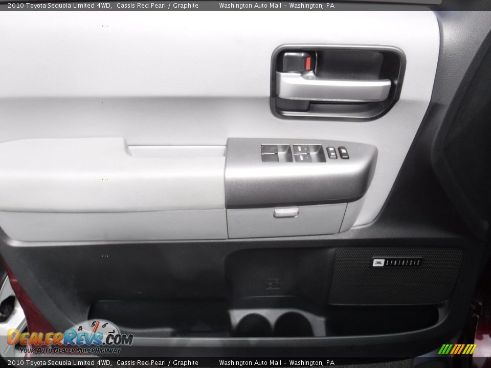 2010 Toyota Sequoia Limited 4WD Cassis Red Pearl / Graphite Photo #15