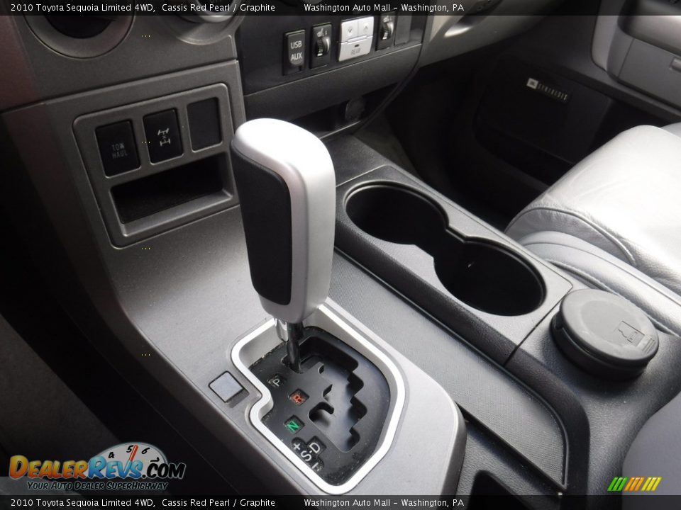 2010 Toyota Sequoia Limited 4WD Cassis Red Pearl / Graphite Photo #17