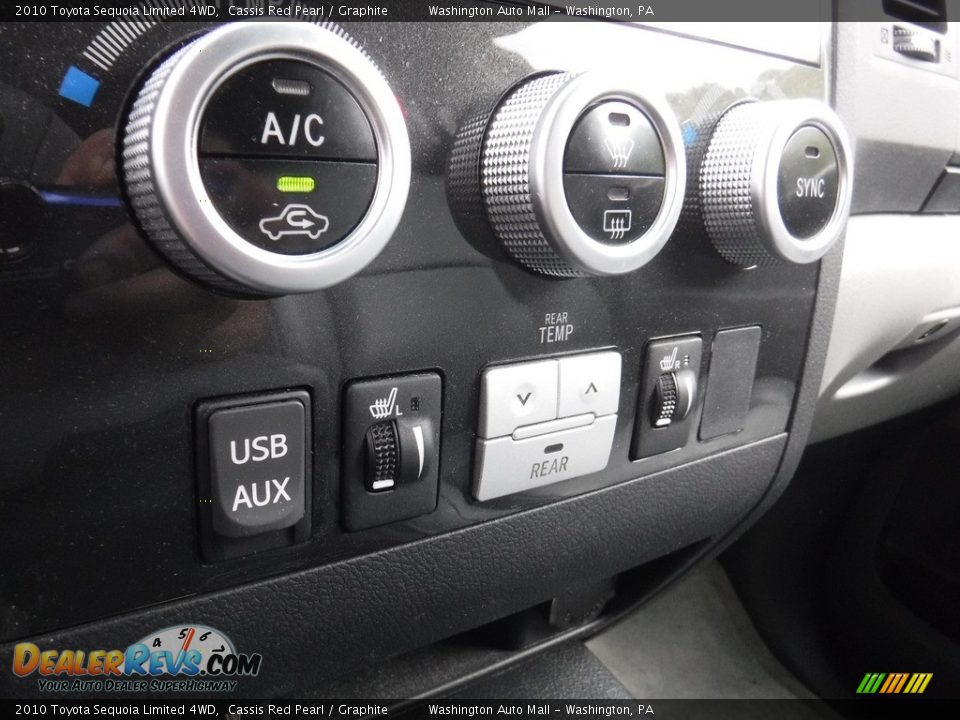 2010 Toyota Sequoia Limited 4WD Cassis Red Pearl / Graphite Photo #18