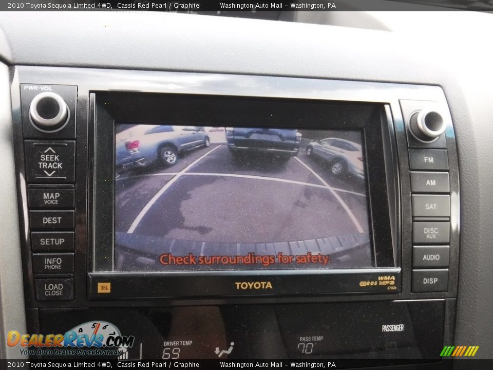 2010 Toyota Sequoia Limited 4WD Cassis Red Pearl / Graphite Photo #20