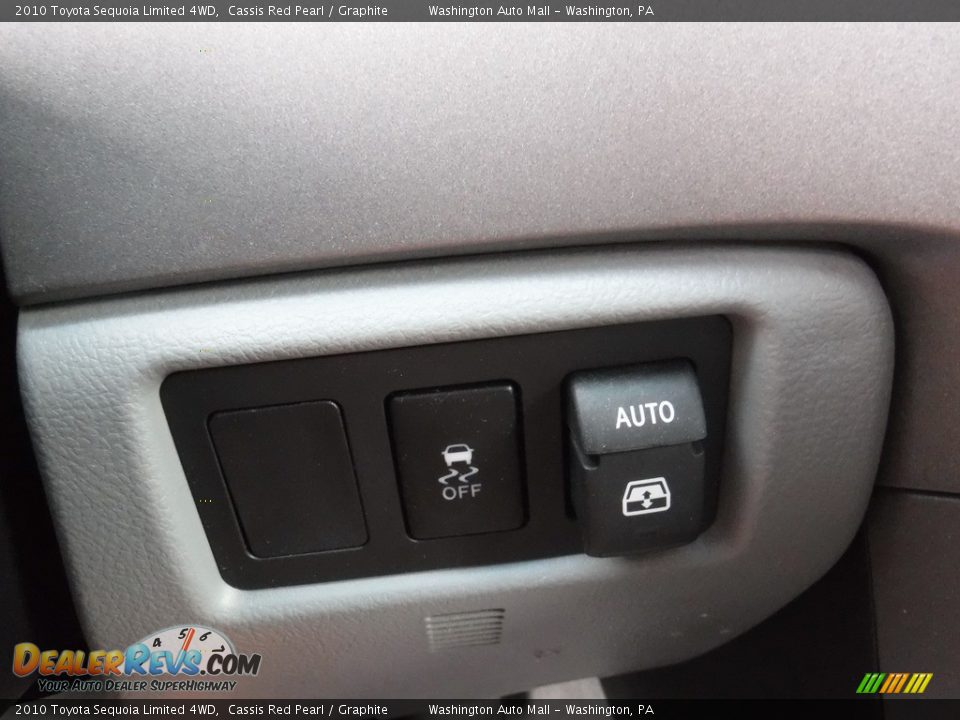 2010 Toyota Sequoia Limited 4WD Cassis Red Pearl / Graphite Photo #21
