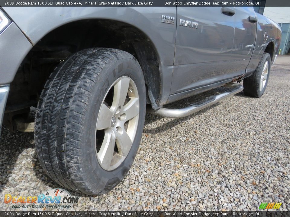 2009 Dodge Ram 1500 SLT Quad Cab 4x4 Mineral Gray Metallic / Dark Slate Gray Photo #8