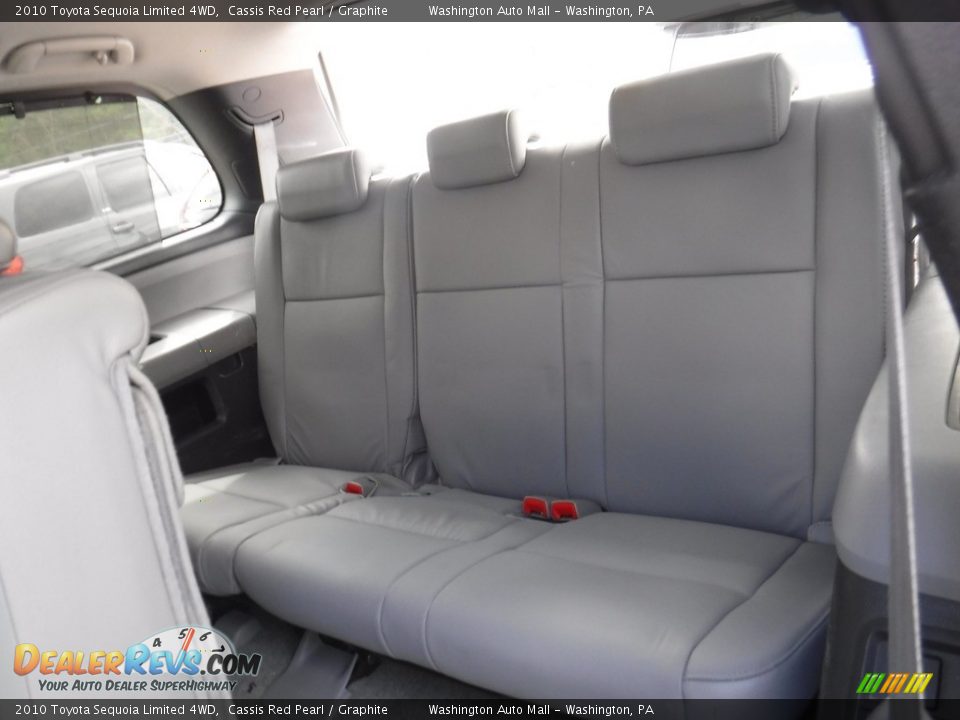 2010 Toyota Sequoia Limited 4WD Cassis Red Pearl / Graphite Photo #24
