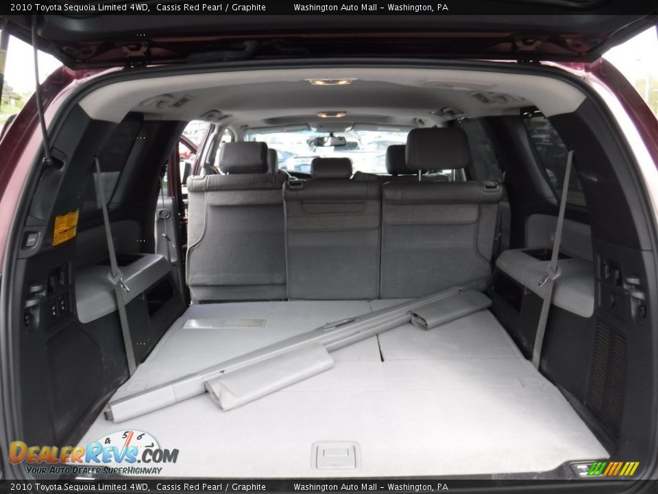 2010 Toyota Sequoia Limited 4WD Cassis Red Pearl / Graphite Photo #25