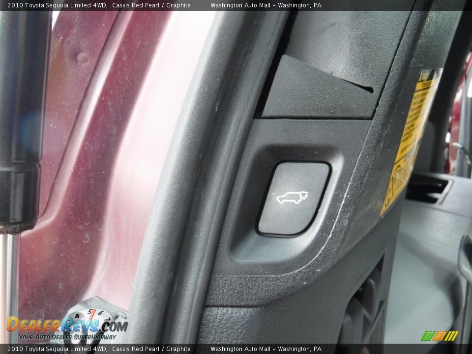 2010 Toyota Sequoia Limited 4WD Cassis Red Pearl / Graphite Photo #26