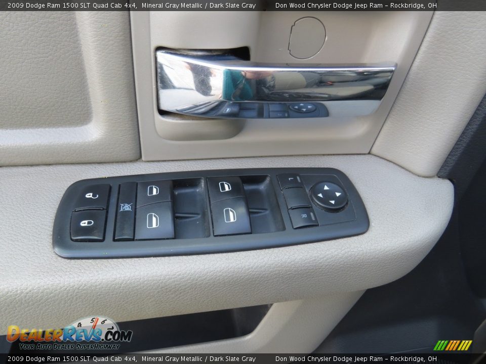 2009 Dodge Ram 1500 SLT Quad Cab 4x4 Mineral Gray Metallic / Dark Slate Gray Photo #15