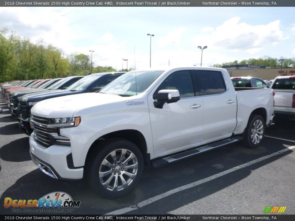 2019 Chevrolet Silverado 1500 High Country Crew Cab 4WD Iridescent Pearl Tricoat / Jet Black/Umber Photo #1
