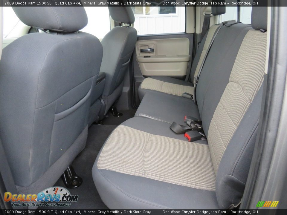 2009 Dodge Ram 1500 SLT Quad Cab 4x4 Mineral Gray Metallic / Dark Slate Gray Photo #29