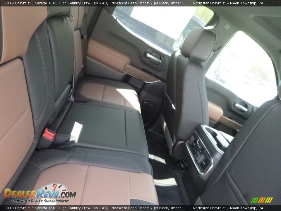 2019 Chevrolet Silverado 1500 High Country Crew Cab 4WD Iridescent Pearl Tricoat / Jet Black/Umber Photo #8