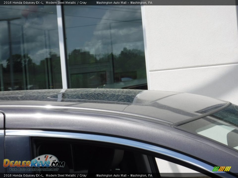 2016 Honda Odyssey EX-L Modern Steel Metallic / Gray Photo #4