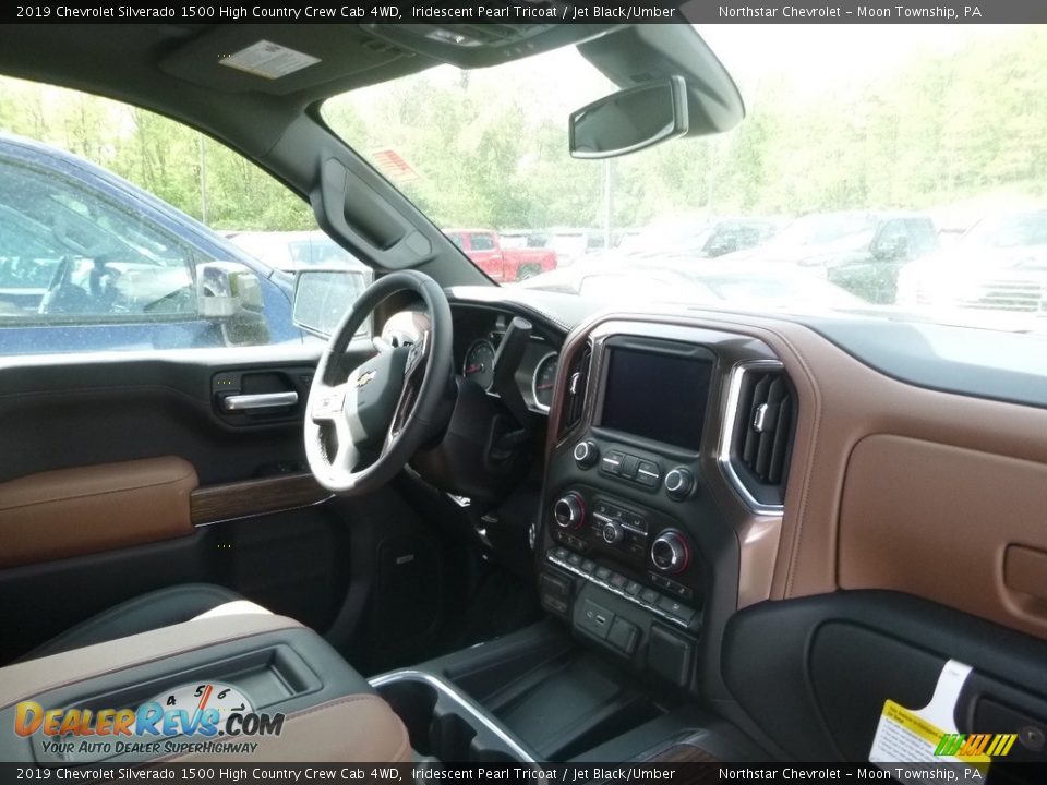 2019 Chevrolet Silverado 1500 High Country Crew Cab 4WD Iridescent Pearl Tricoat / Jet Black/Umber Photo #11