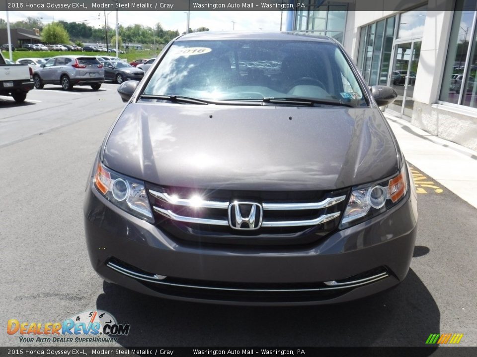 2016 Honda Odyssey EX-L Modern Steel Metallic / Gray Photo #5