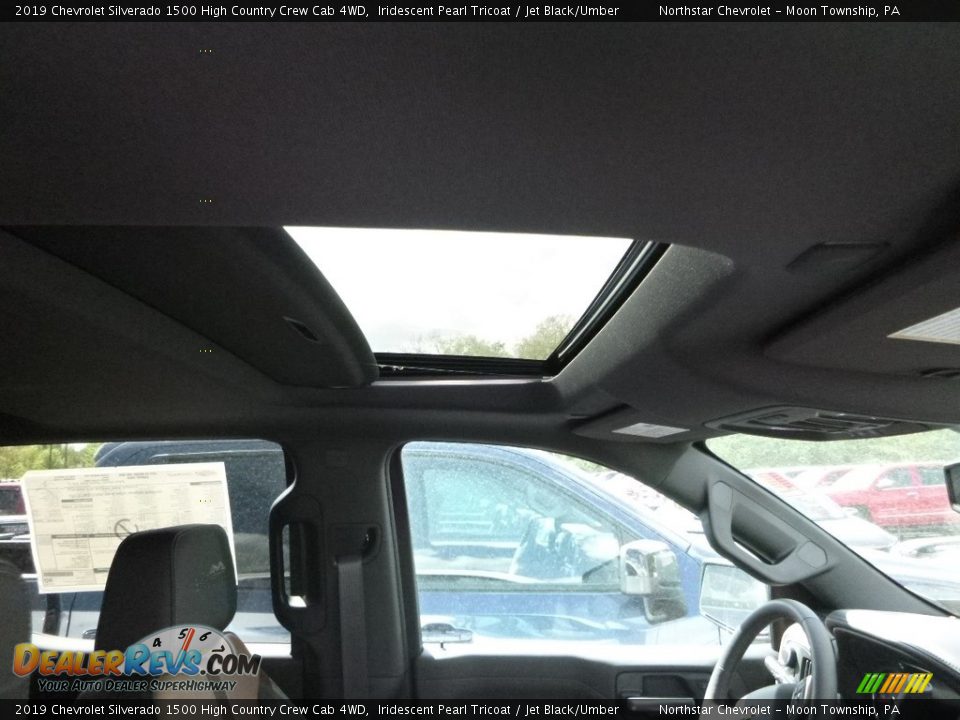 2019 Chevrolet Silverado 1500 High Country Crew Cab 4WD Iridescent Pearl Tricoat / Jet Black/Umber Photo #12