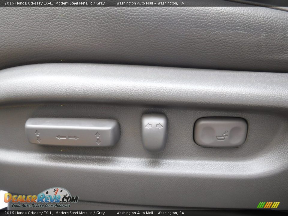 2016 Honda Odyssey EX-L Modern Steel Metallic / Gray Photo #15