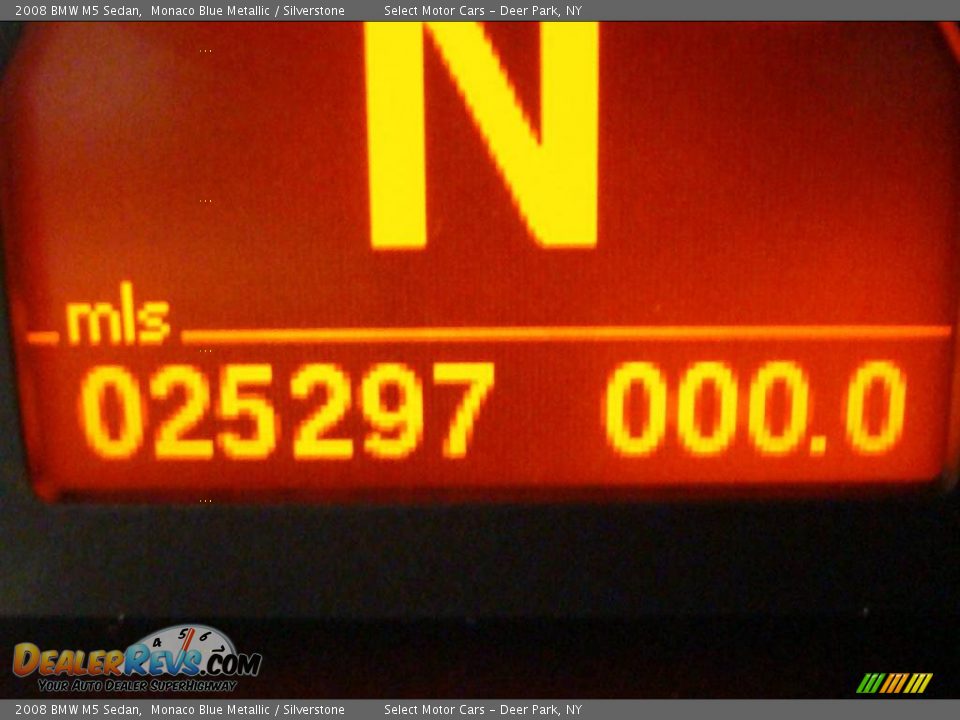 2008 BMW M5 Sedan Monaco Blue Metallic / Silverstone Photo #16
