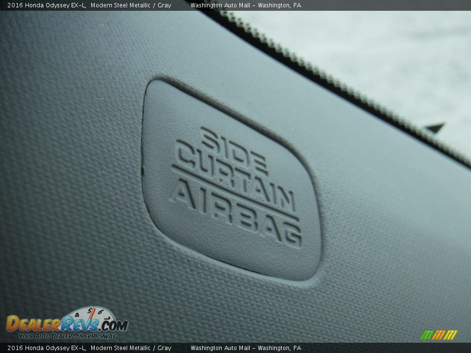 2016 Honda Odyssey EX-L Modern Steel Metallic / Gray Photo #20