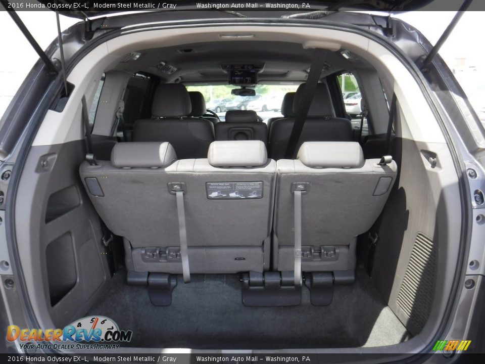 2016 Honda Odyssey EX-L Modern Steel Metallic / Gray Photo #25