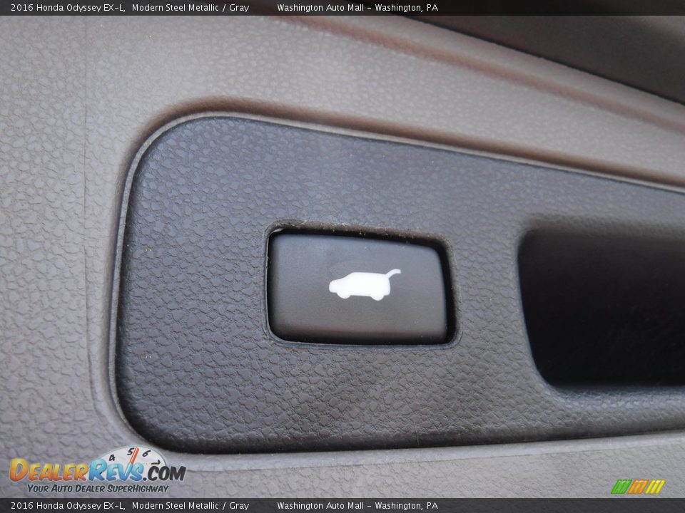 2016 Honda Odyssey EX-L Modern Steel Metallic / Gray Photo #26