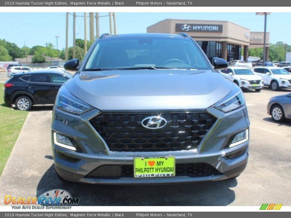 2019 Hyundai Tucson Night Edition Magnetic Force Metallic / Black Photo #3