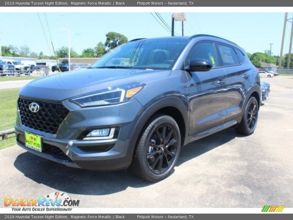 2019 Hyundai Tucson Night Edition Magnetic Force Metallic / Black Photo #4
