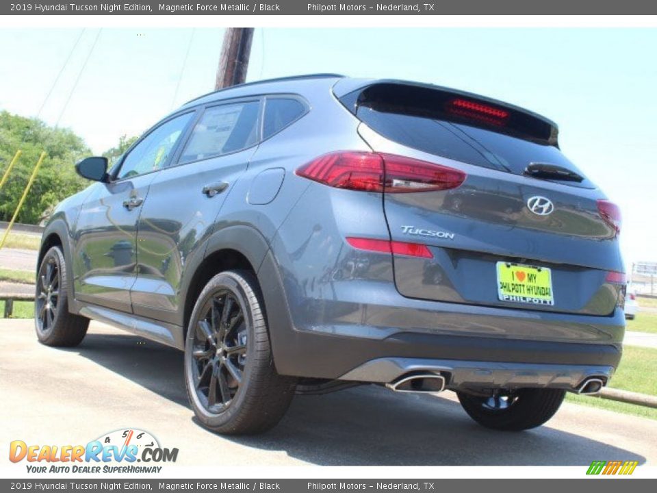 2019 Hyundai Tucson Night Edition Magnetic Force Metallic / Black Photo #5