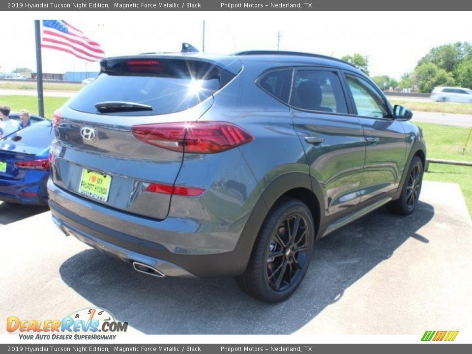 2019 Hyundai Tucson Night Edition Magnetic Force Metallic / Black Photo #7