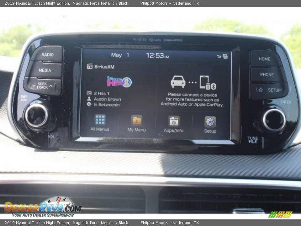 2019 Hyundai Tucson Night Edition Magnetic Force Metallic / Black Photo #10