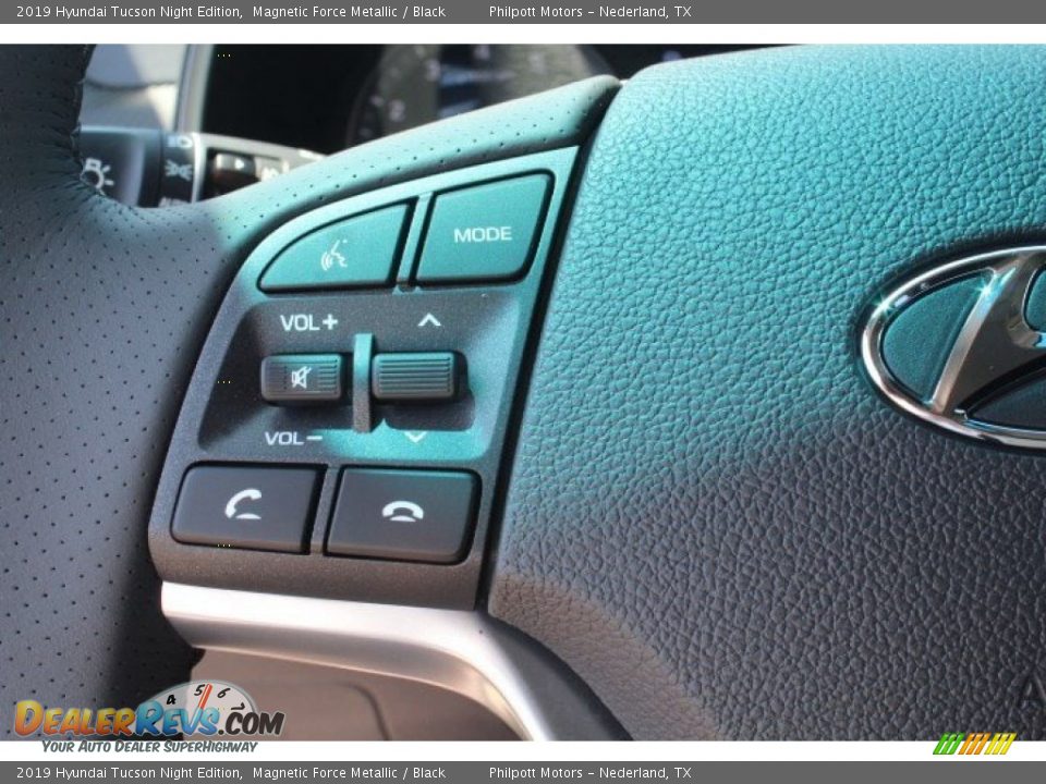 2019 Hyundai Tucson Night Edition Magnetic Force Metallic / Black Photo #14
