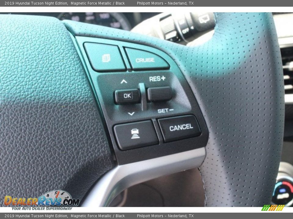 2019 Hyundai Tucson Night Edition Magnetic Force Metallic / Black Photo #15