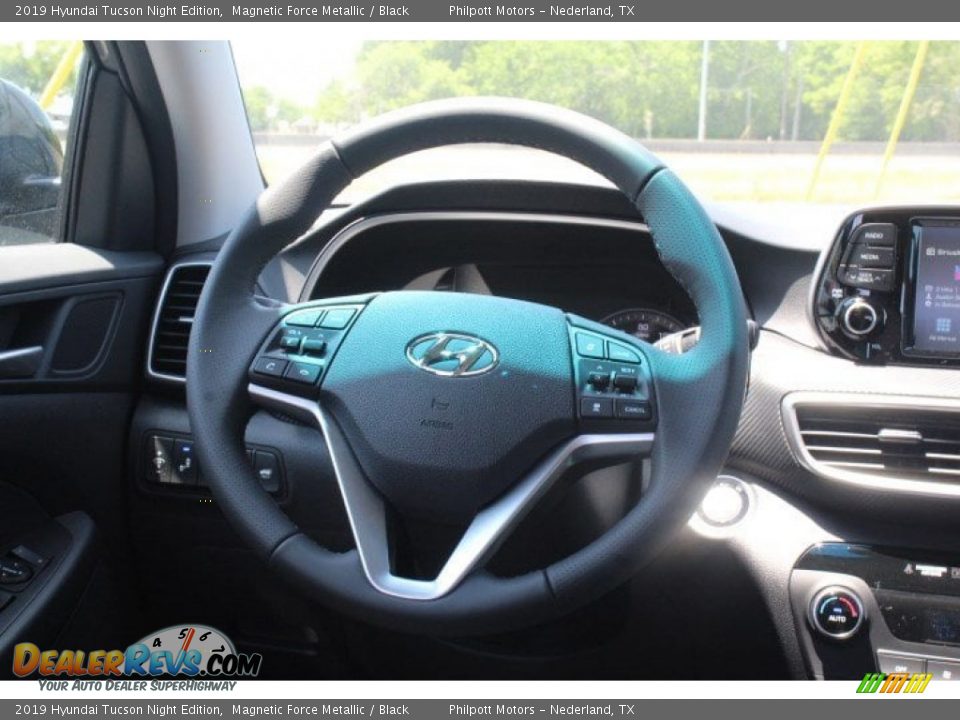 2019 Hyundai Tucson Night Edition Magnetic Force Metallic / Black Photo #19