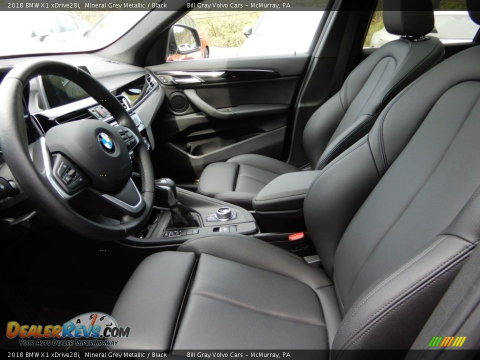 2018 BMW X1 xDrive28i Mineral Grey Metallic / Black Photo #11
