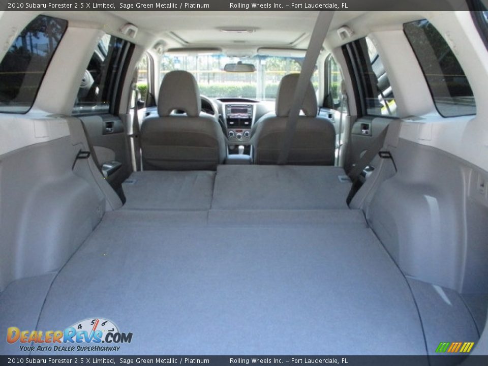 2010 Subaru Forester 2.5 X Limited Sage Green Metallic / Platinum Photo #18