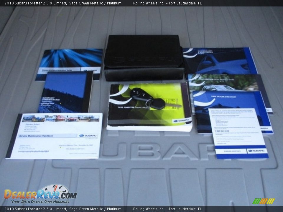 2010 Subaru Forester 2.5 X Limited Sage Green Metallic / Platinum Photo #20