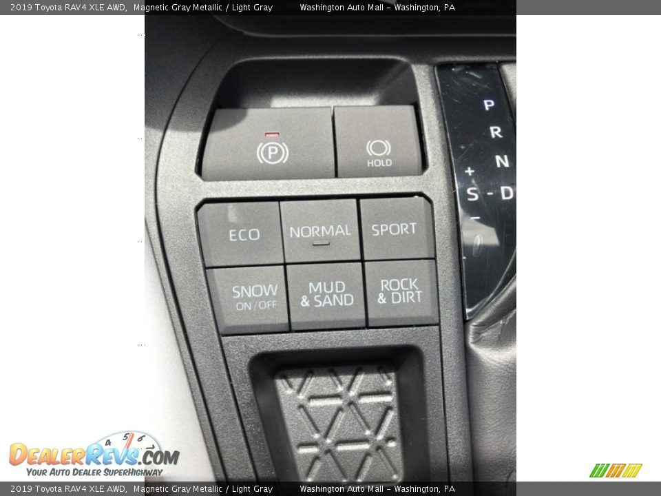 2019 Toyota RAV4 XLE AWD Magnetic Gray Metallic / Light Gray Photo #35